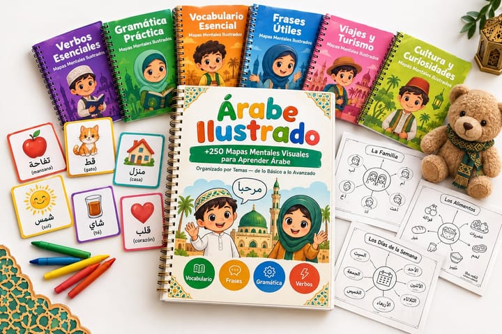 Árabe Ilustrado — libro de mapas mentales